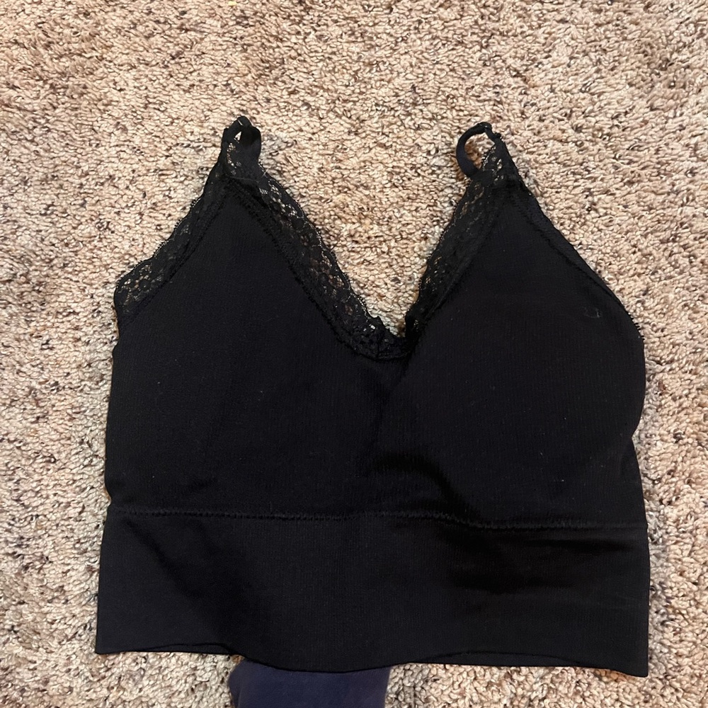 No Boundaries Black Lace Bralette